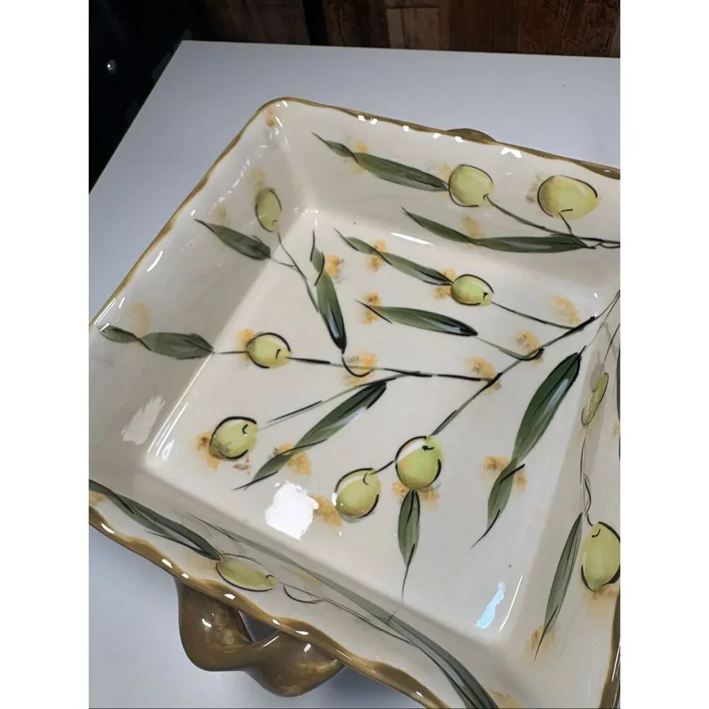 Temp-tations Napoli Casserole Dish Set with wire rack